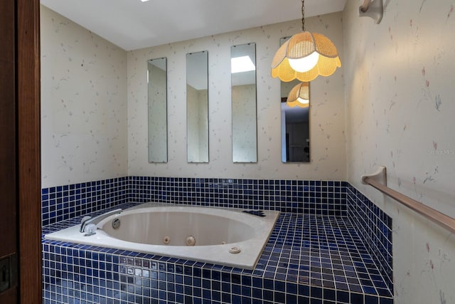 bathroom featuring a whirlpool tub