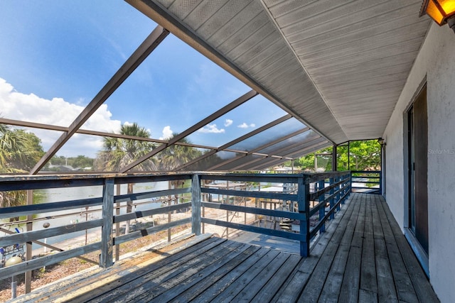 view of deck