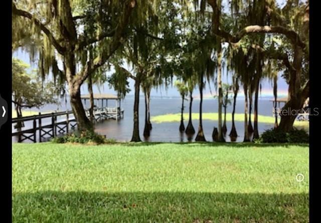 12104 Elbert St, Clermont, FL 34711 - view of grassy yard with a water view