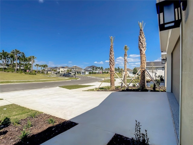 view of patio / terrace featuring a residential view