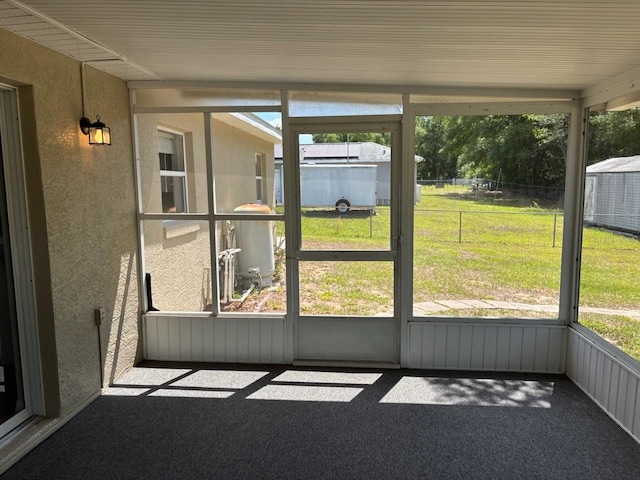 4046 E Bennett St, Inverness, FL 34453 - unfurnished sunroom with plenty of natural light