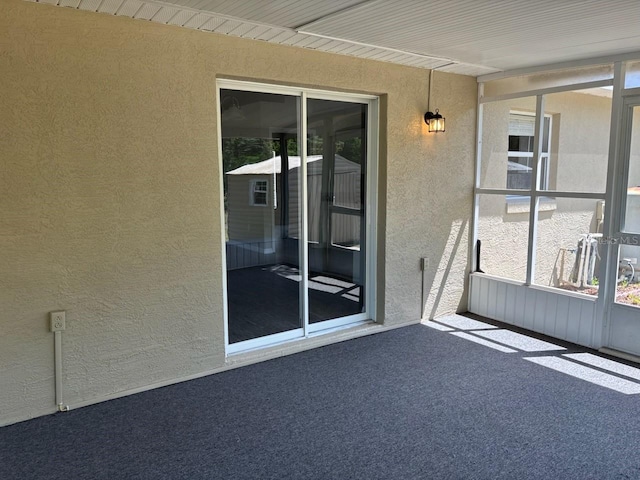4046 E Bennett St, Inverness, FL 34453 - unfurnished sunroom with a wealth of natural light