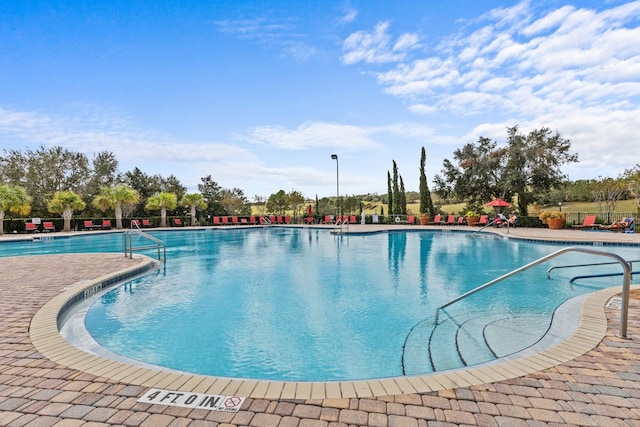 view of community pool