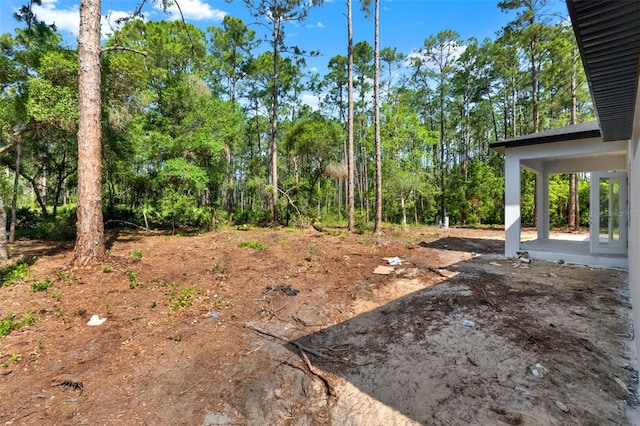 view of yard with a patio