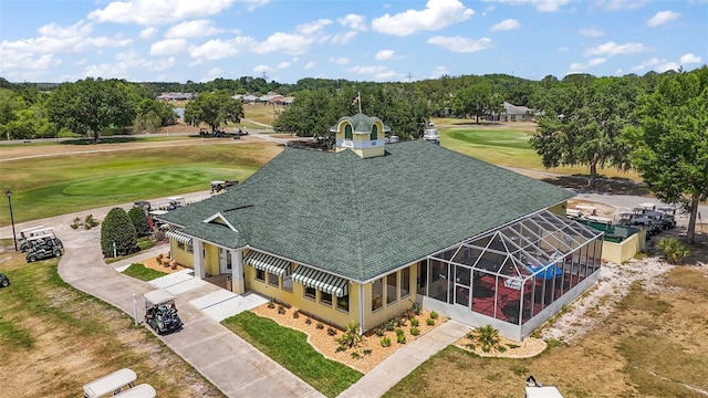 705 Grand Vista Trl, Leesburg, FL 34748 - bird's eye view with view of golf course