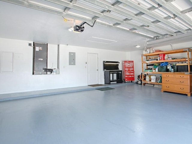 3775 Brantley Place Cir, Apopka, FL 32703 - garage with electric panel and a garage door opener