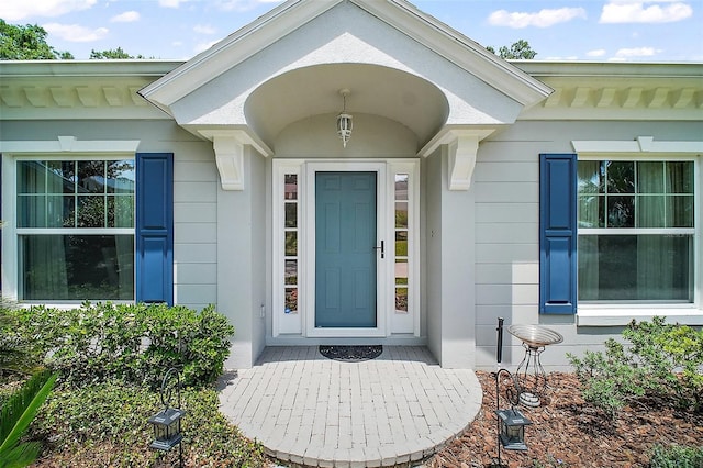 view of entrance to property