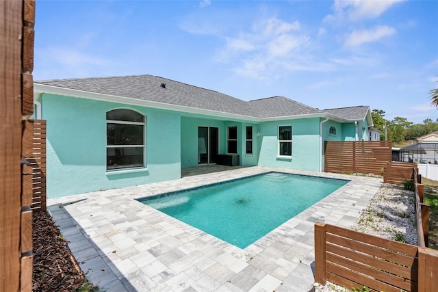 11344 Gallinule Ave, Weeki Wachee, FL 34613 - view of swimming pool with a patio, a fenced in pool, and fence