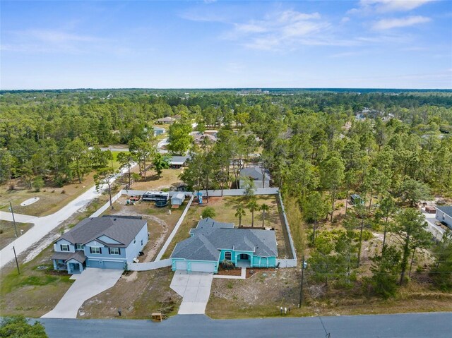 11344 Gallinule Ave, Weeki Wachee, FL 34613 - bird's eye view with a forest view