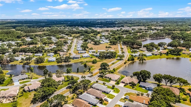 5500 Laver St, Leesburg, FL 34748 - birds eye view of property with a water view and a residential view