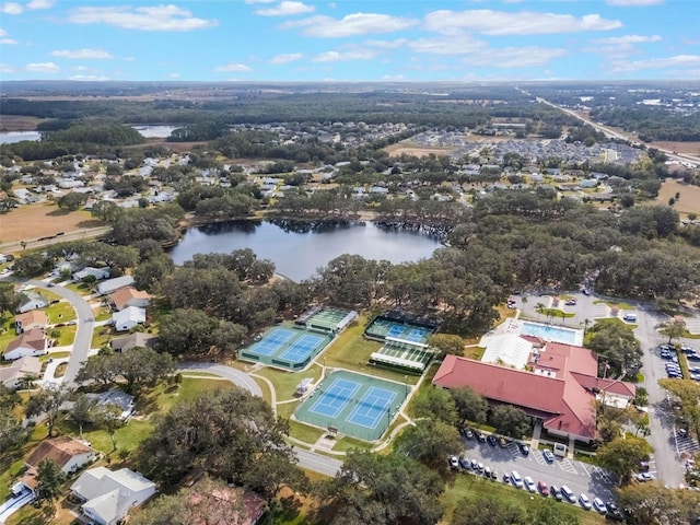 5500 Laver St, Leesburg, FL 34748 - drone / aerial view featuring a water view