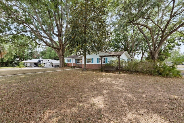 view of front of property