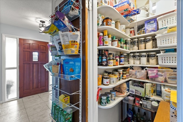 view of pantry