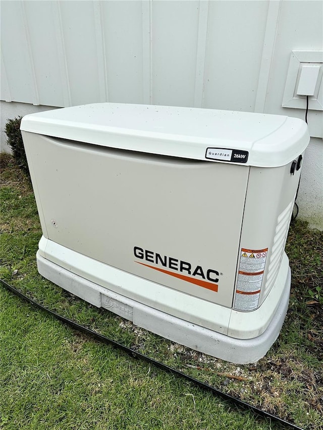 exterior view of a power unit