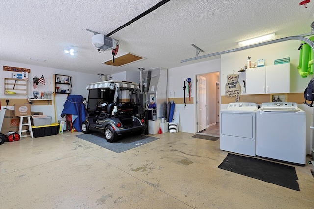 1451 Rosedale Way, The Villages, FL 32162 - garage featuring separate washer and dryer and a garage door opener