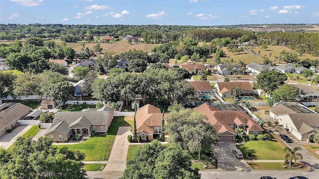 aerial view featuring a residential view