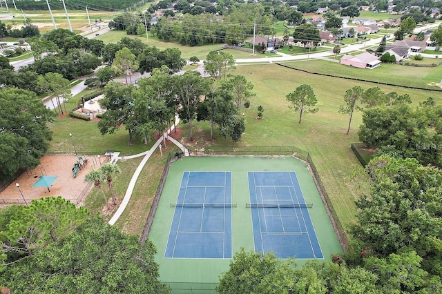 drone / aerial view