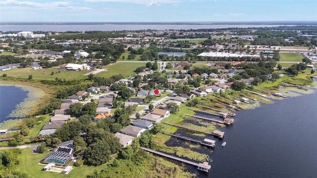 2750 Coral Reef Way, Tavares, FL 32778 - aerial view of property's location featuring a large body of water