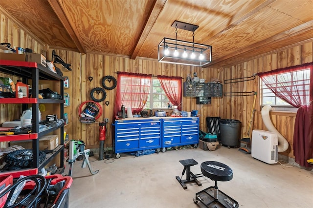 view of storage room