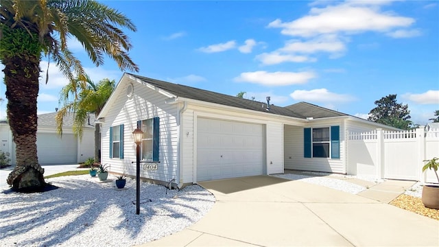 1404 Georgiana Ter, The Villages, FL 32162 - view of front of home with an attached garage and driveway