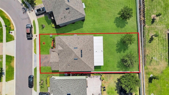3441 Landing Vw, Tavares, FL 32778 - aerial view of property and surrounding area featuring property boundaries highlighted