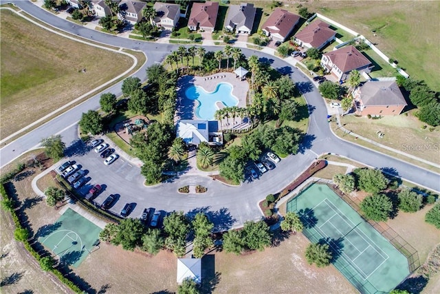 3441 Landing Vw, Tavares, FL 32778 - aerial view of property's location featuring a pool area