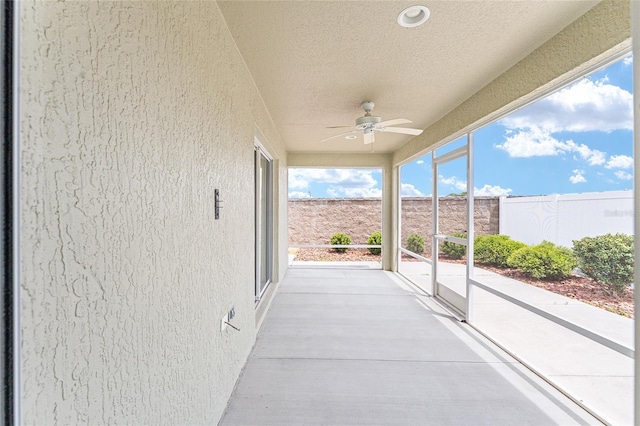 9181 SE 166th Sprung Ln, The Villages, FL 32162 - view of patio with ceiling fan