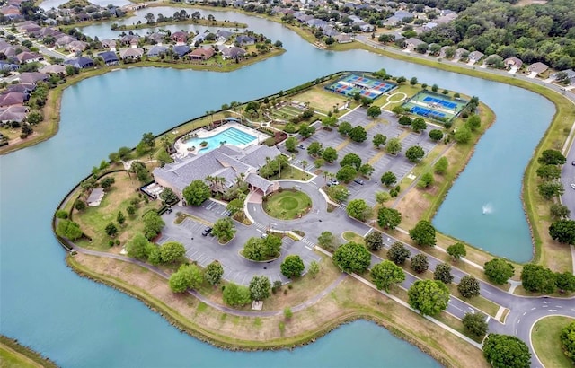 8167 Bridgeport Bay Cir, Mount Dora, FL 32757 - bird's eye view of a nearby body of water