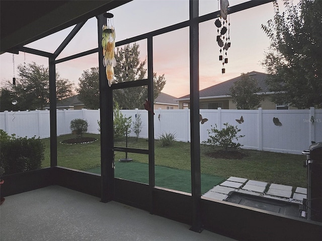 1231 Merion Dr, Mount Dora, FL 32757 - unfurnished sunroom with healthy amount of natural light