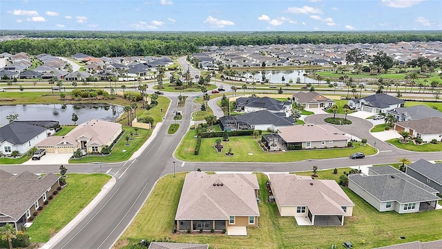 892 Hubbard Loop, The Villages, FL 32163 - aerial perspective of suburban area with a large body of water