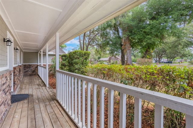 8410 Lake Bosse Dr, Orlando, FL 32810 - view of wooden porch