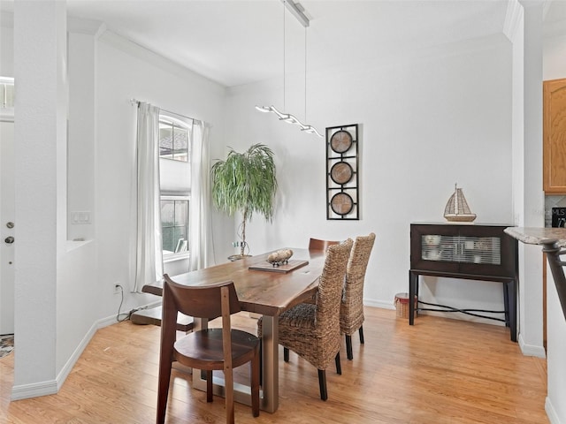 11820 SE 178th St, Summerfield, FL 34491 - dining room with light wood-style floors and baseboards