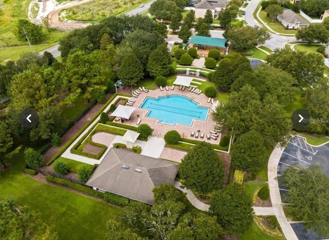 356 Giovani Blvd, Clermont, FL 34715 - aerial view of property's location with a pool