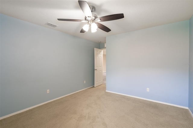 356 Giovani Blvd, Clermont, FL 34715 - empty room with a ceiling fan and light colored carpet