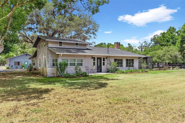 43411 State Road 19, Altoona, FL 32702 - back of property featuring a chimney