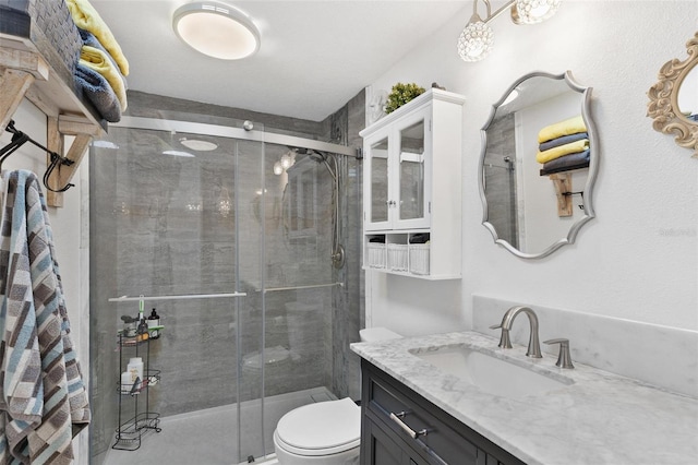 43411 State Road 19, Altoona, FL 32702 - full bath with a stall shower, toilet, and vanity