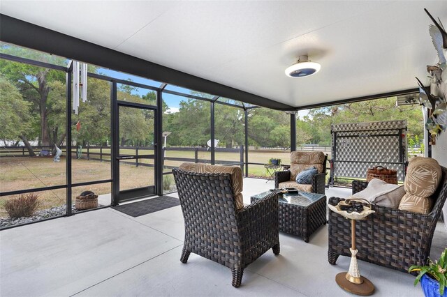 43411 State Road 19, Altoona, FL 32702 - sunroom / solarium with an outdoor hangout area, plenty of natural light, and view of wooded area