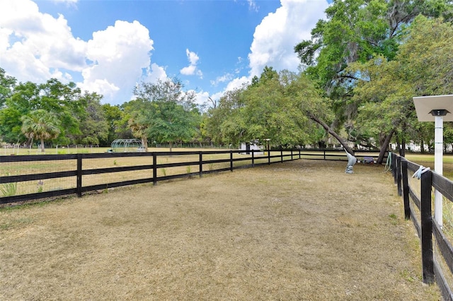 43411 State Road 19, Altoona, FL 32702 - view of yard featuring fence and view of wooded area