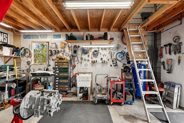 4125 Worcester Rd, Sarasota, FL 34231 - storage room featuring electric panel