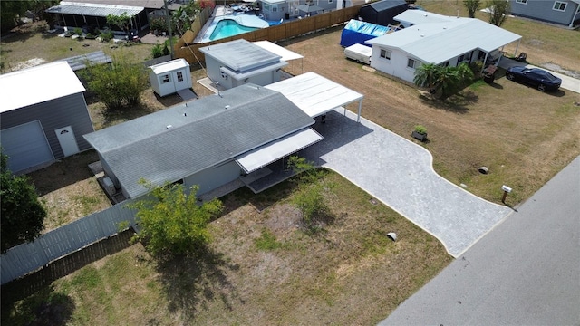 4125 Worcester Rd, Sarasota, FL 34231 - drone / aerial view of a pool
