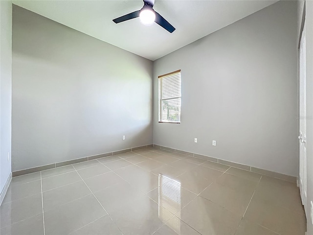 3731 Peaceful Valley Dr, Clermont, FL 34711 - spare room with a ceiling fan and light tile patterned floors