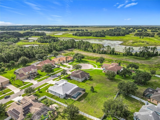 3731 Peaceful Valley Dr, Clermont, FL 34711 - aerial perspective of suburban area with a nearby body of water