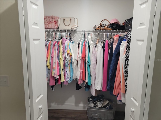 view of closet