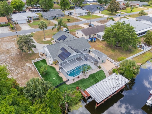 12401 Blue Heron Way, Leesburg, FL 34788 - aerial view of residential area featuring a large body of water