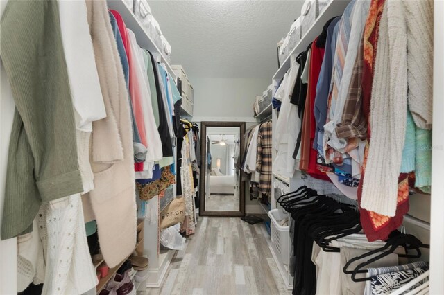 12401 Blue Heron Way, Leesburg, FL 34788 - walk in closet with light wood finished floors