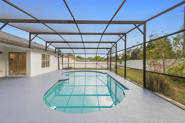 2304 Clementine Trl, Clermont, FL 34714 - view of pool featuring a patio area and glass enclosure