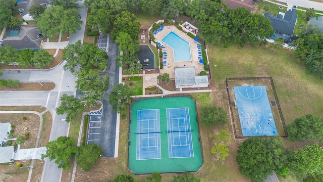 2304 Clementine Trl, Clermont, FL 34714 - aerial overview of property's location with a pool
