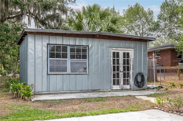 800 Jefferis Ct, Eustis, FL 32726 - view of outdoor structure with fence and an outbuilding
