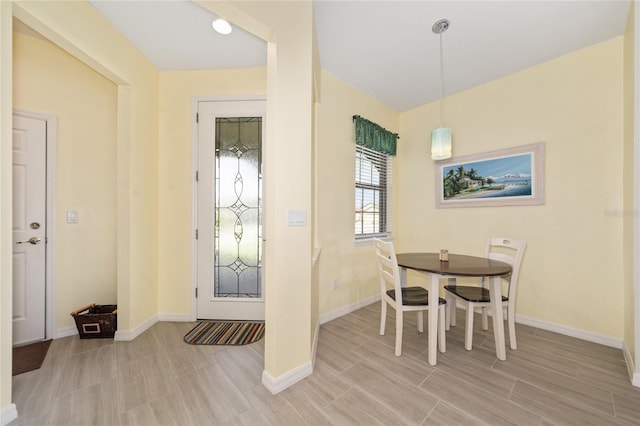 503 Vigo St, Davenport, FL 33837 - dining space with baseboards and light wood-style floors