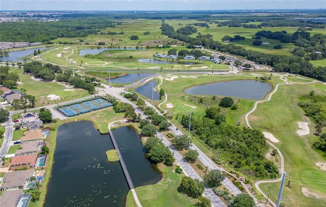 503 Vigo St, Davenport, FL 33837 - aerial view of property and surrounding area with a nearby body of water and a golf club